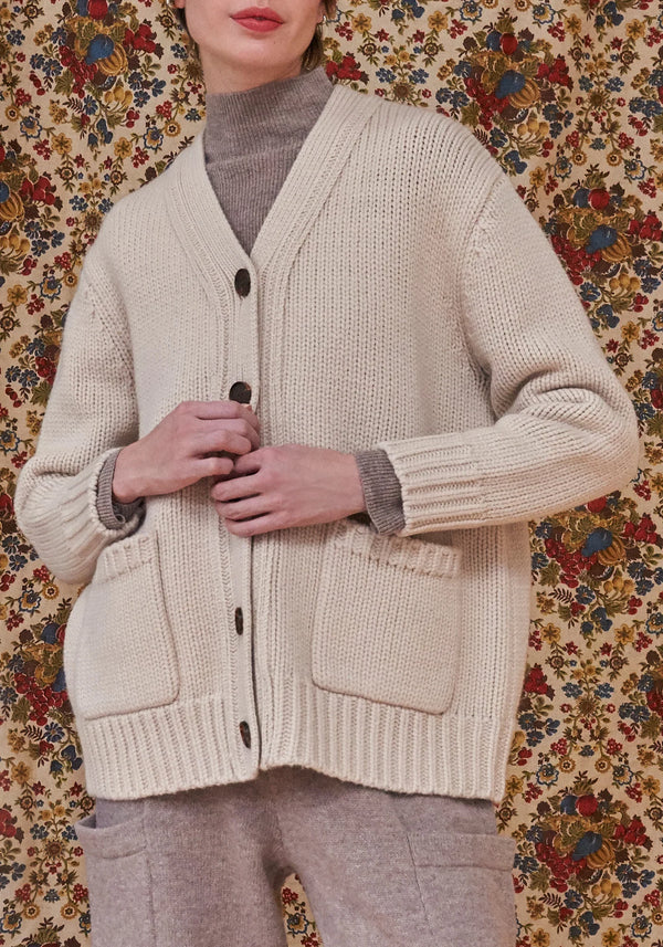 DEMYLEE - Obioma Cardigan in Buttermilk – Greenbrook Clothing