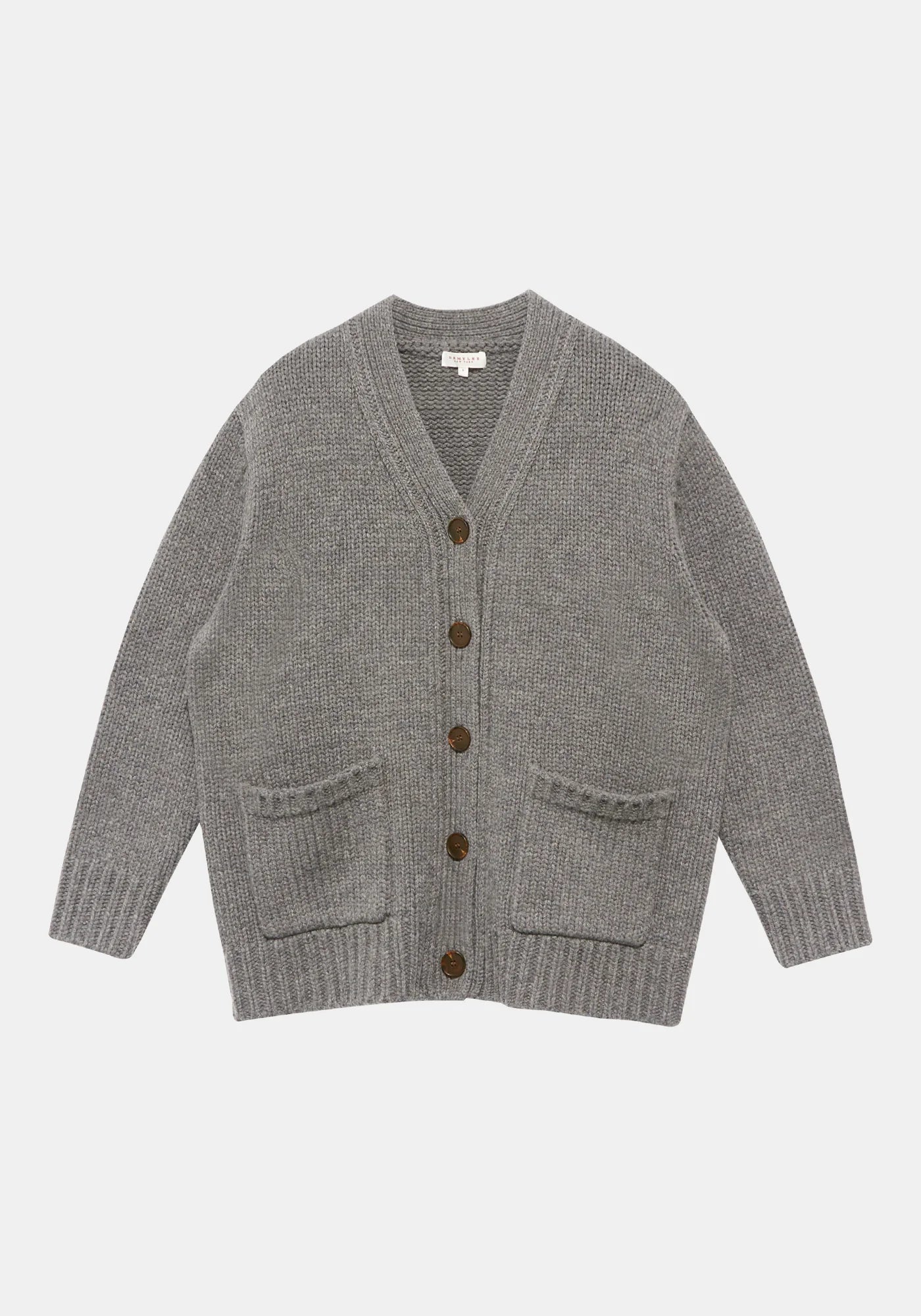 DEMYLEE - Obioma Cardigan in Medium Heather Grey – Greenbrook Clothing