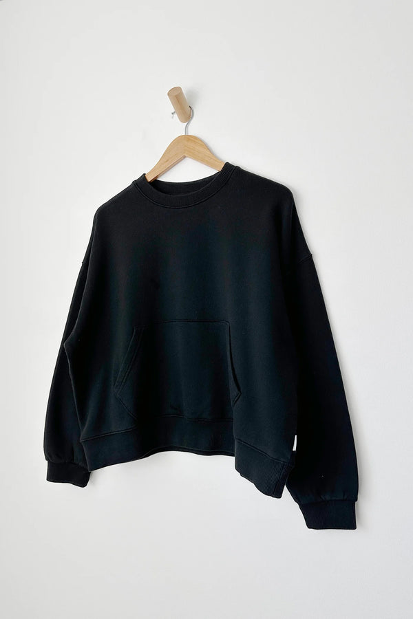 Le Bon Shoppe - French Terry Poche Top Black